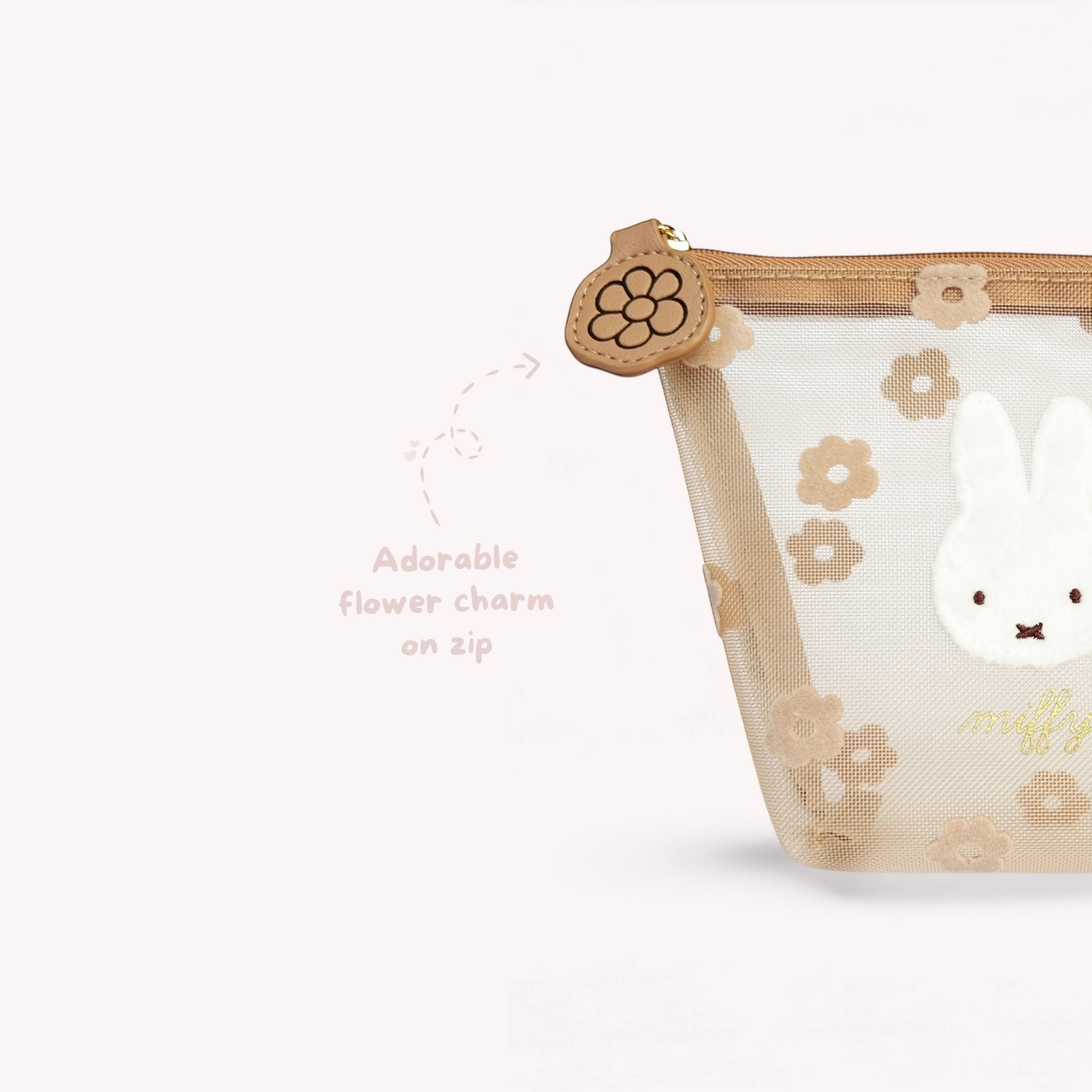 Miffy Cherry Fleur Boat Pouch - Fleur