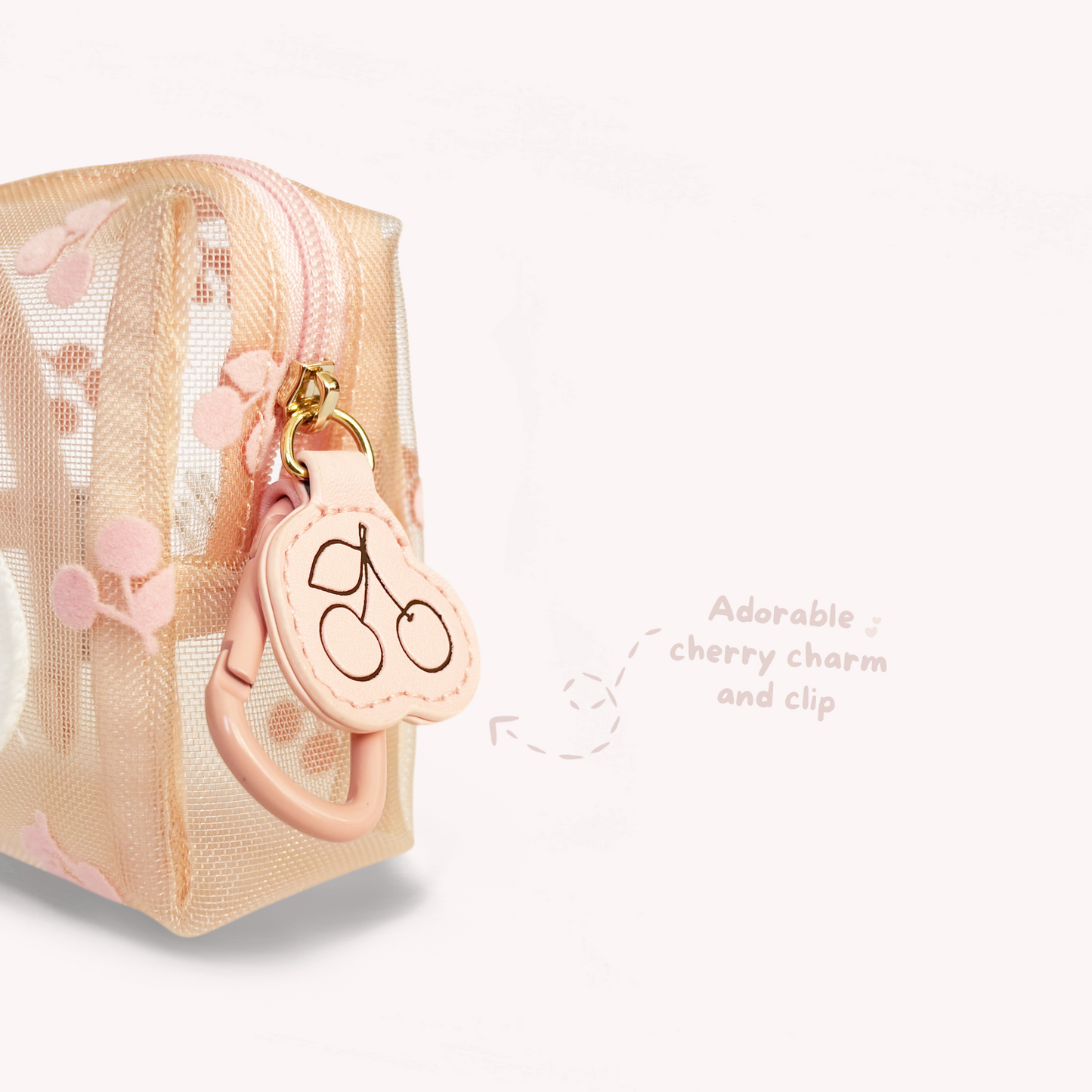 Miffy Cherry Fleur Mini Pouch - Cherry