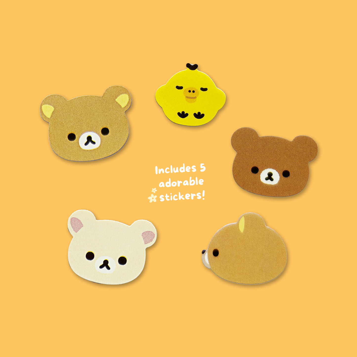 Rilakkuma 'Basic Rilakkuma Flower' Letter Set