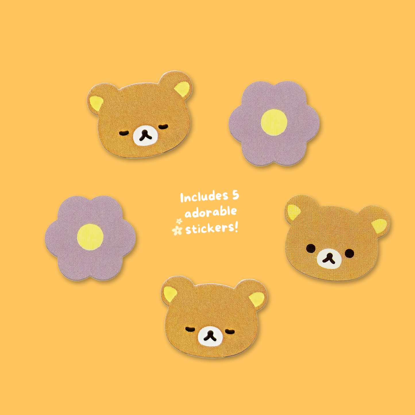 Rilakkuma 'Basic Rilakkuma Flower' Letter Set