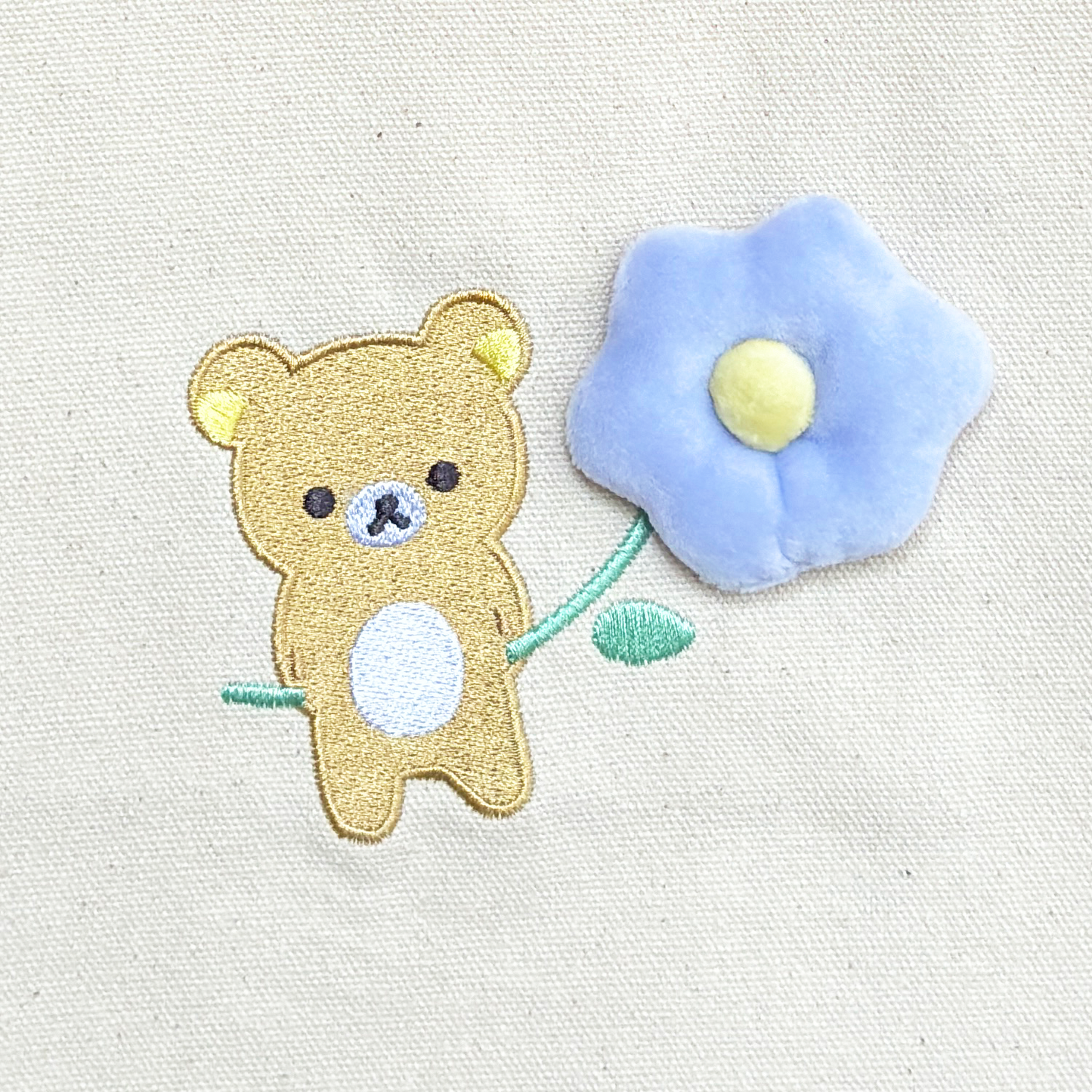 Rilakkuma 'Basic Rilakkuma Flower' Canvas Tote