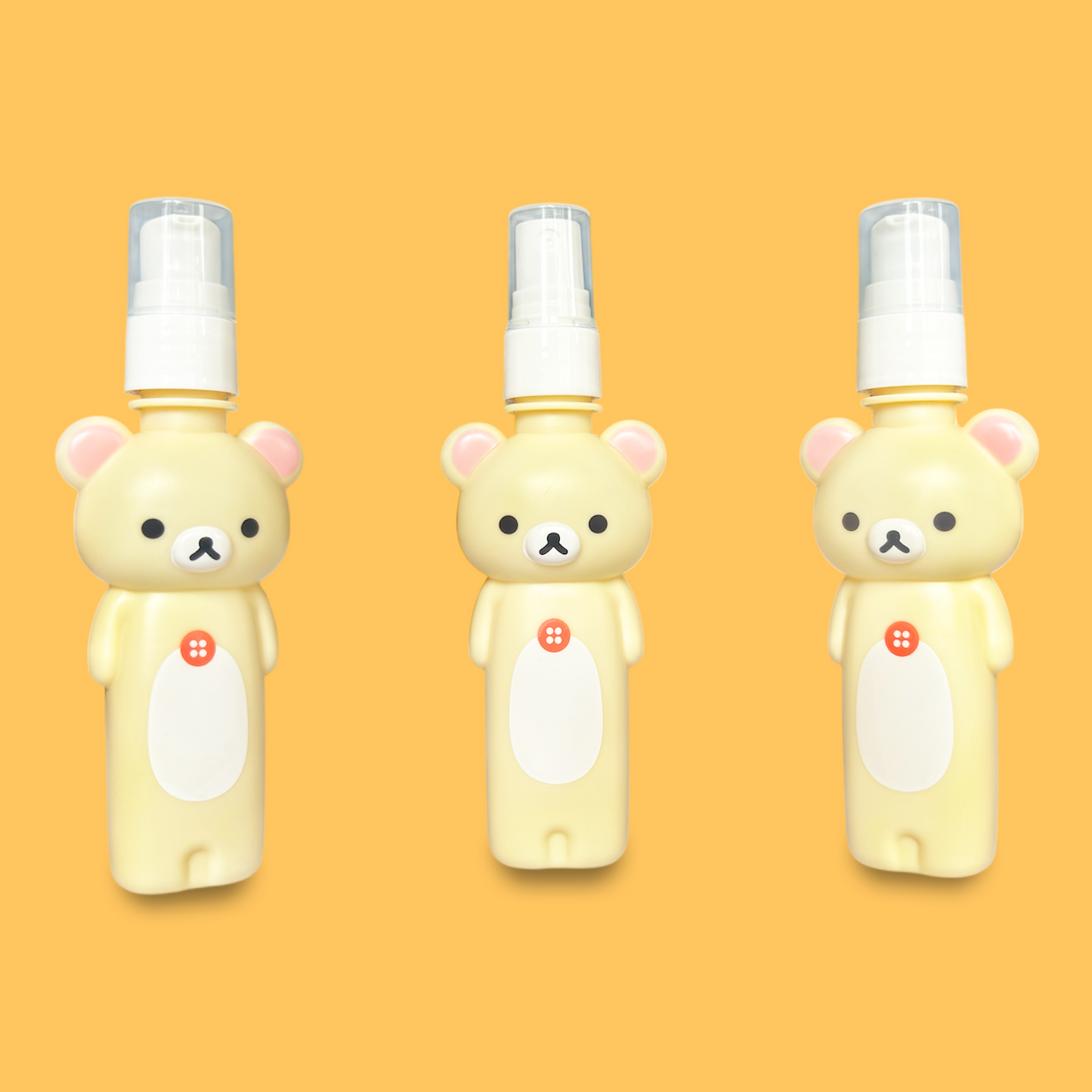 Rilakkuma 'Basic Rilakkuma Flower' Travel Bottle Set - Korilakkuma