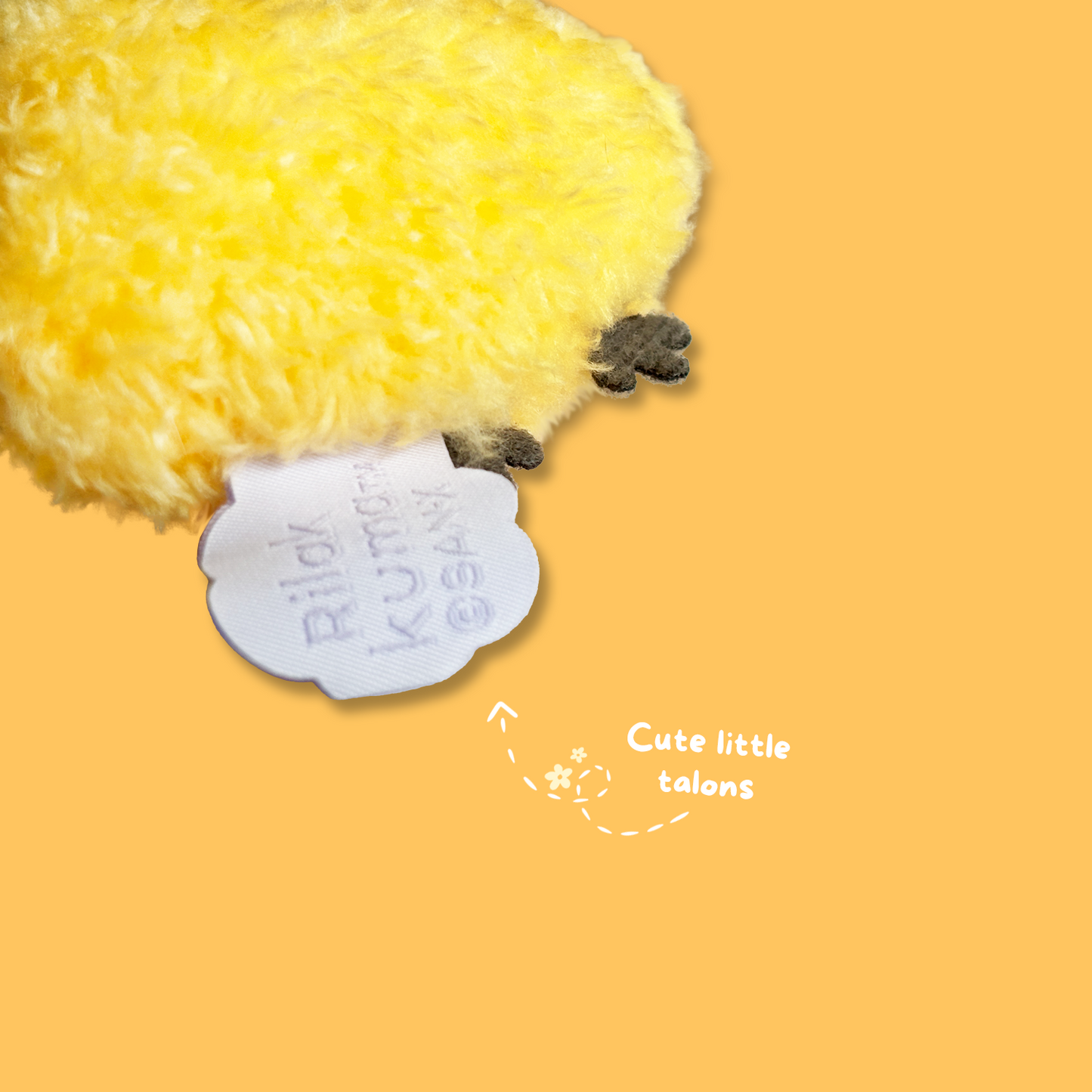 Rilakkuma 'Basic Rilakkuma Flower' Plush Keyring - Kiiroitori