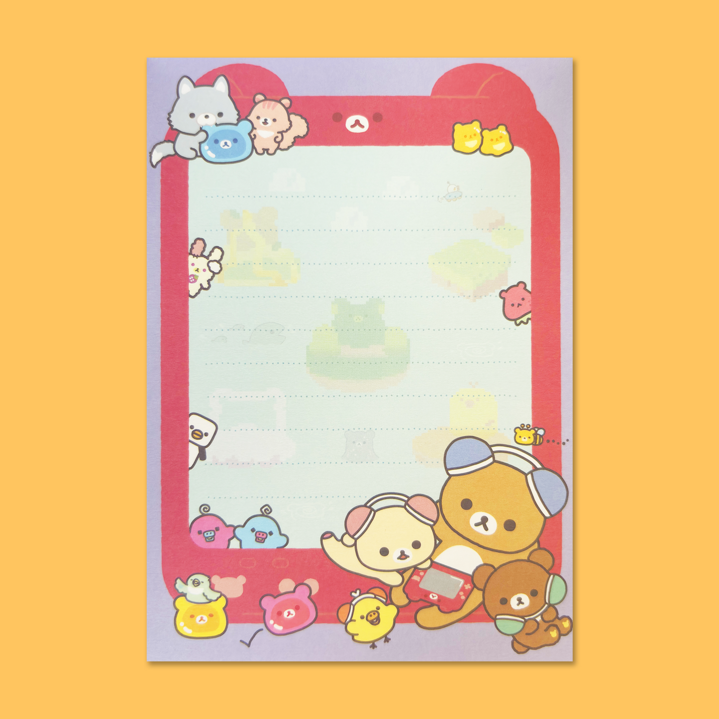 Rilakkuma 'Gaming Rilakkuma' Memo Pad