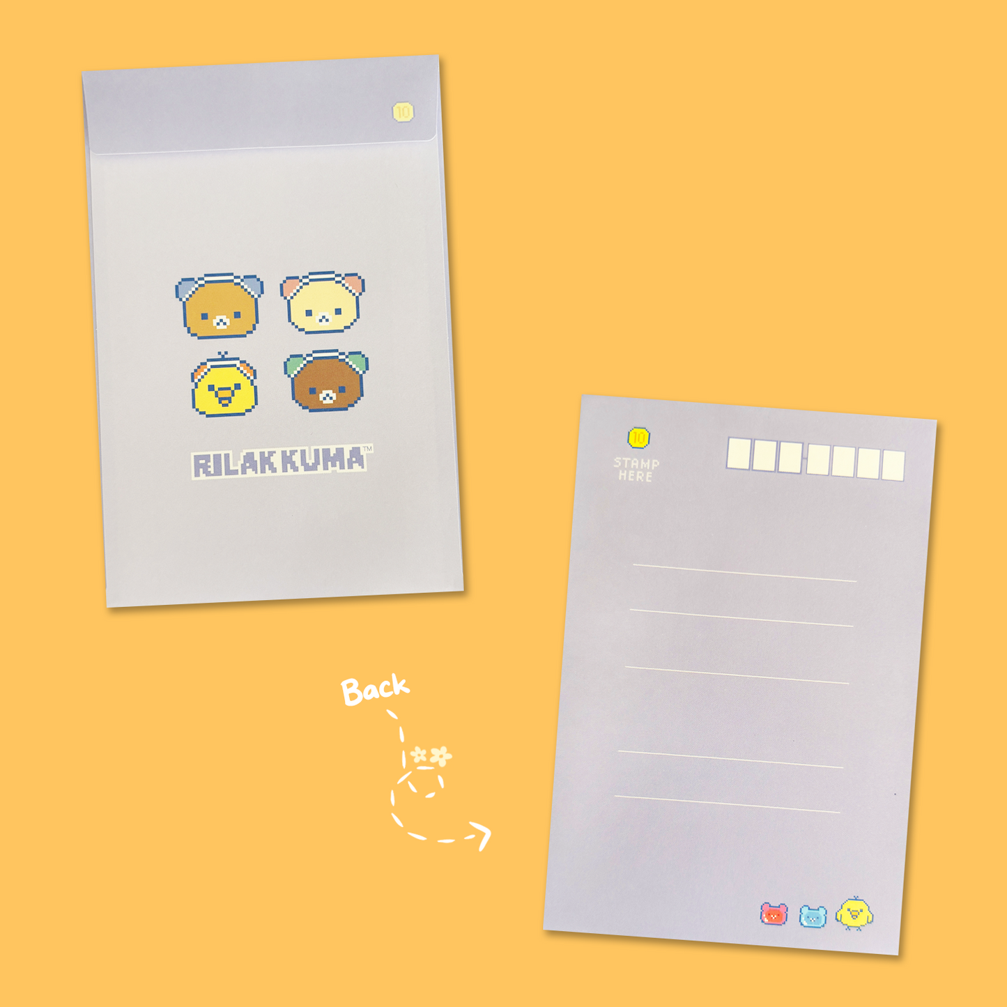 Rilakkuma 'Gaming Rilakkuma' Letter Set
