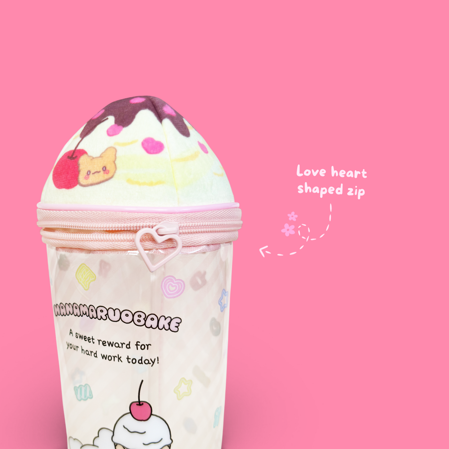 Sanrio Hanamaruobake Ice Cream Sundae Pouch