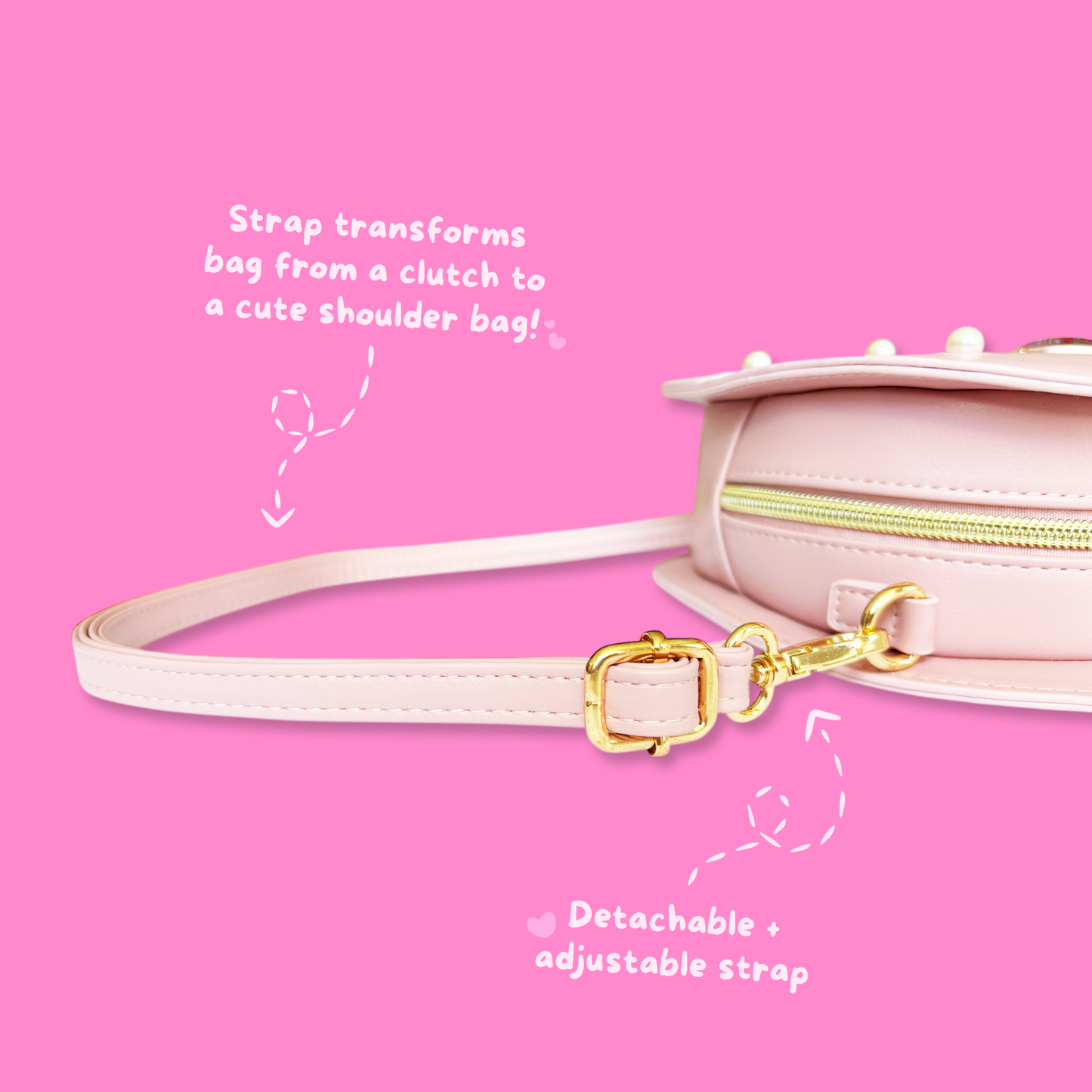Sanrio My Melody 50th Anniversary Shoulder Bag - Pink