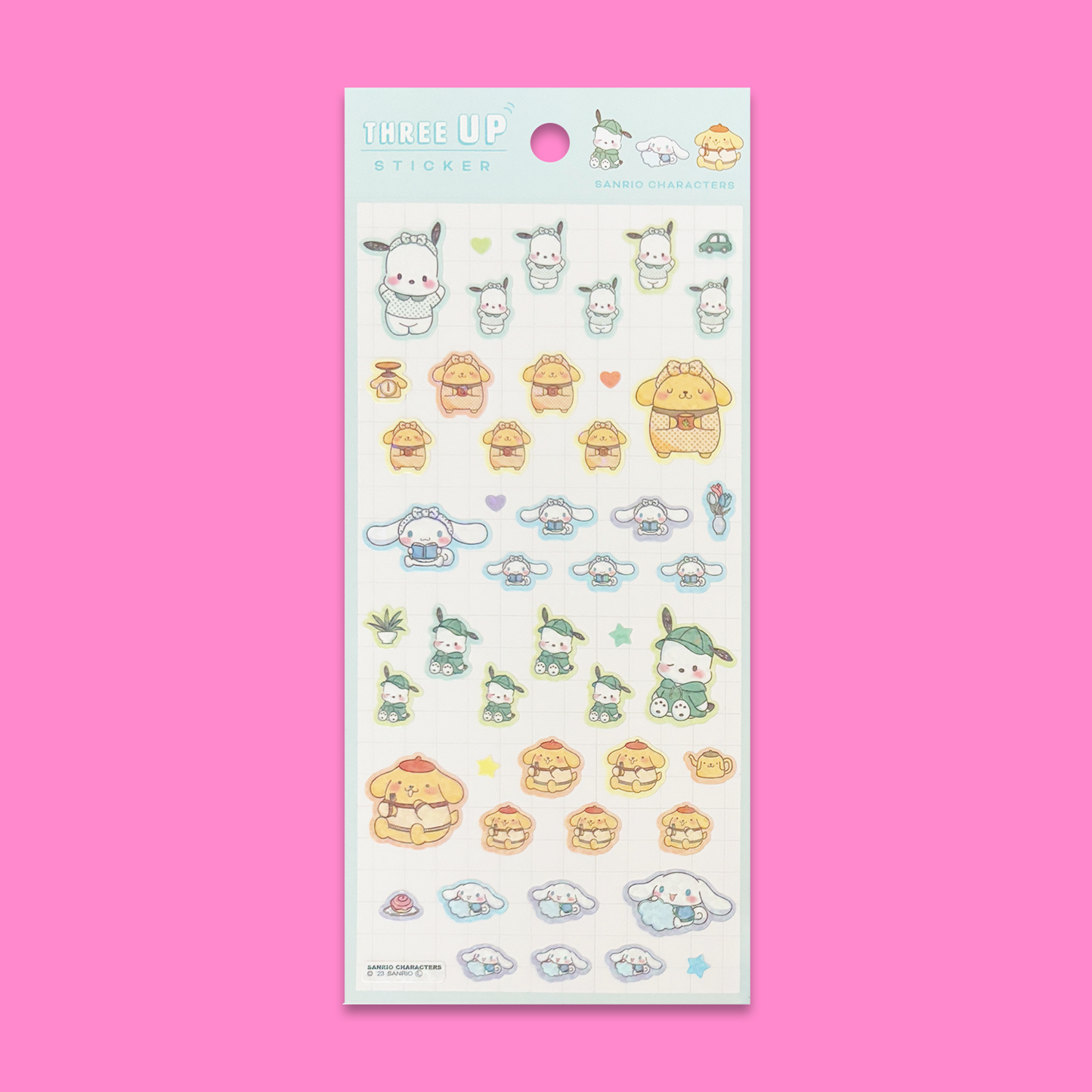 Sanrio Glitter Sticker Sheet - Boys