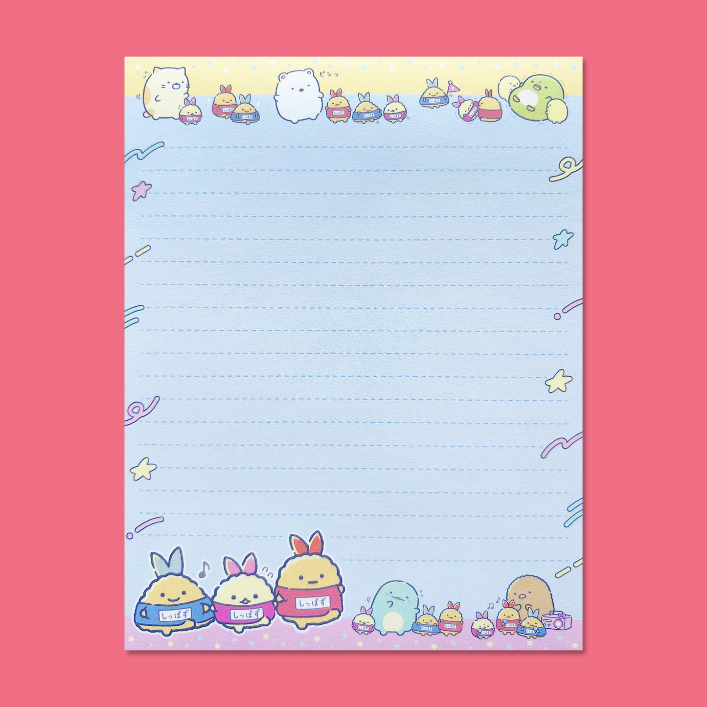 Sumikkogurashi 'Dreaming Tails' Letter Set