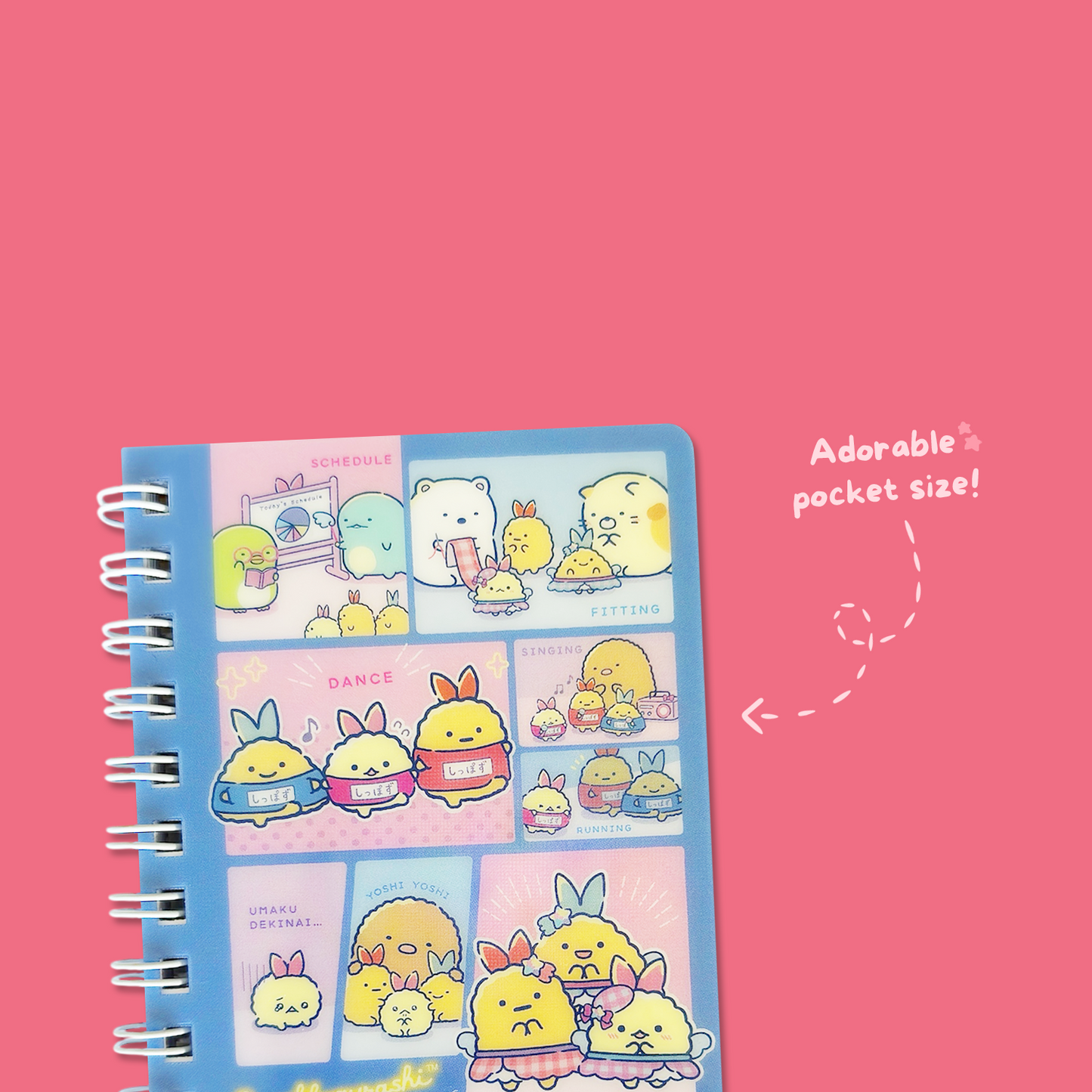 Sumikkogurashi 'Dreaming Tails' Mini Notebook