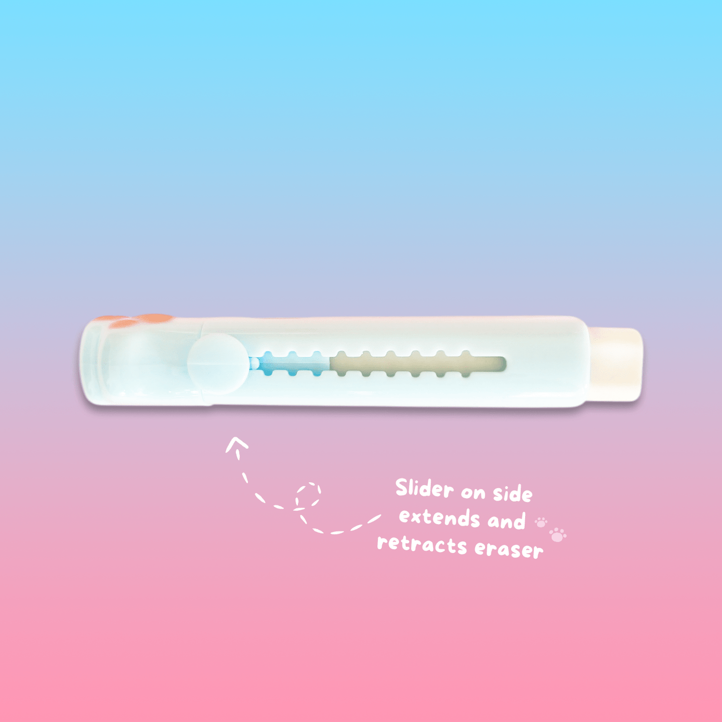 Mogunyan 'Sky Jelly' Paw Slider Eraser - Momohana