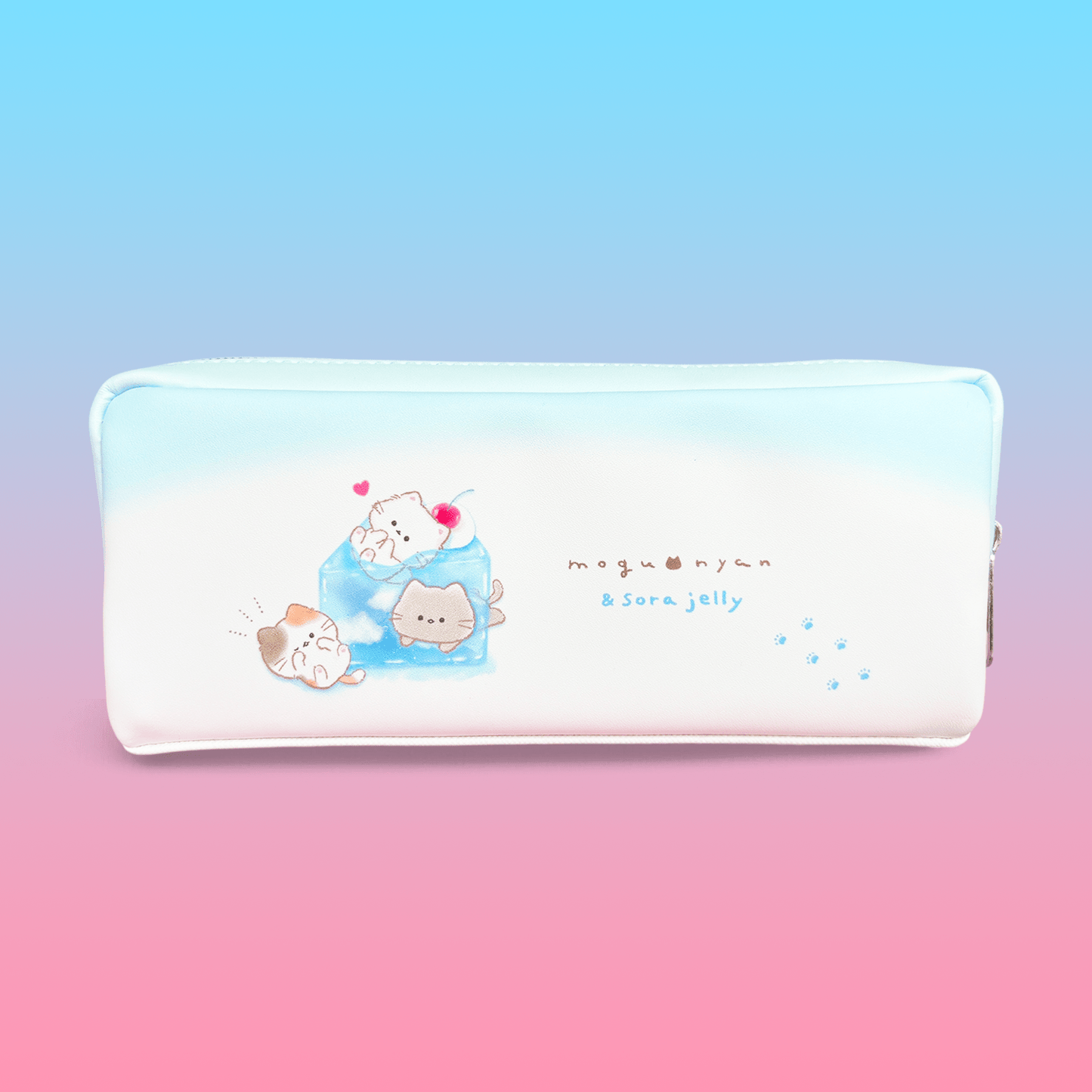 Mogunyan 'Sky Jelly' Twin Zipper Pencil Case - Momohana