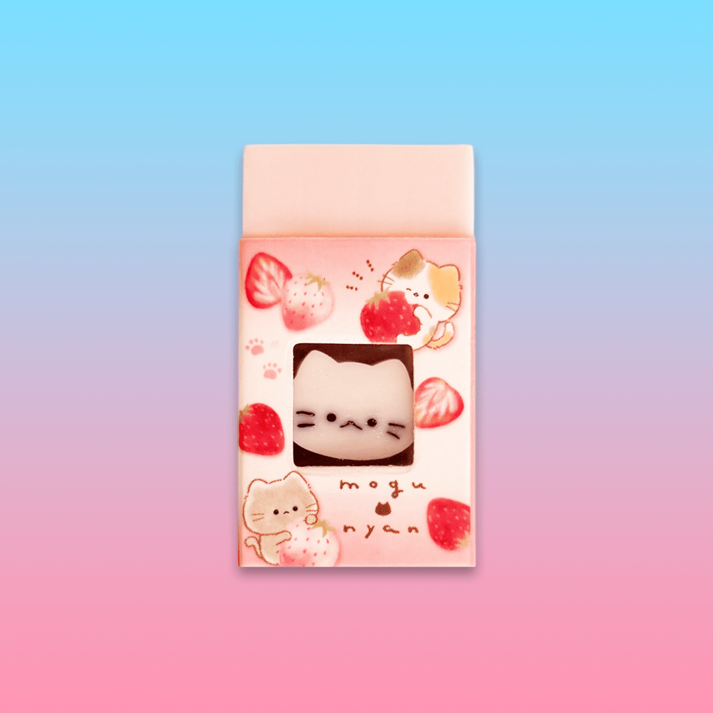 Mogunyan 'Strawberry Parfait' Eraser - Momohana
