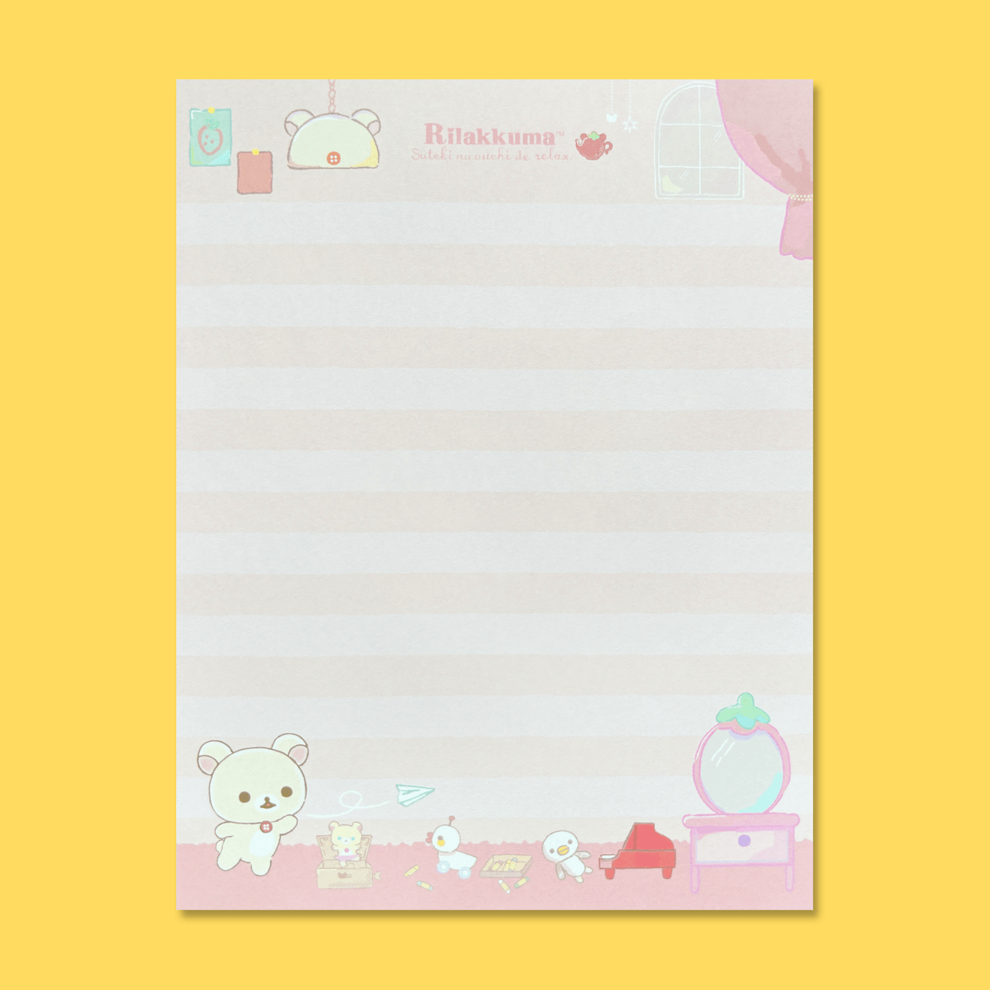 Rilakkuma 'A Wonderful House' Letter Set - Momohana