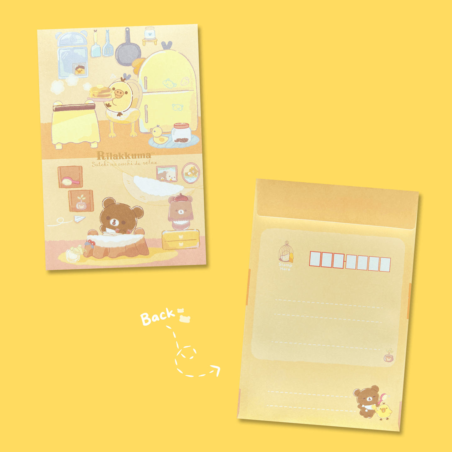 Rilakkuma 'A Wonderful House' Letter Set - Momohana