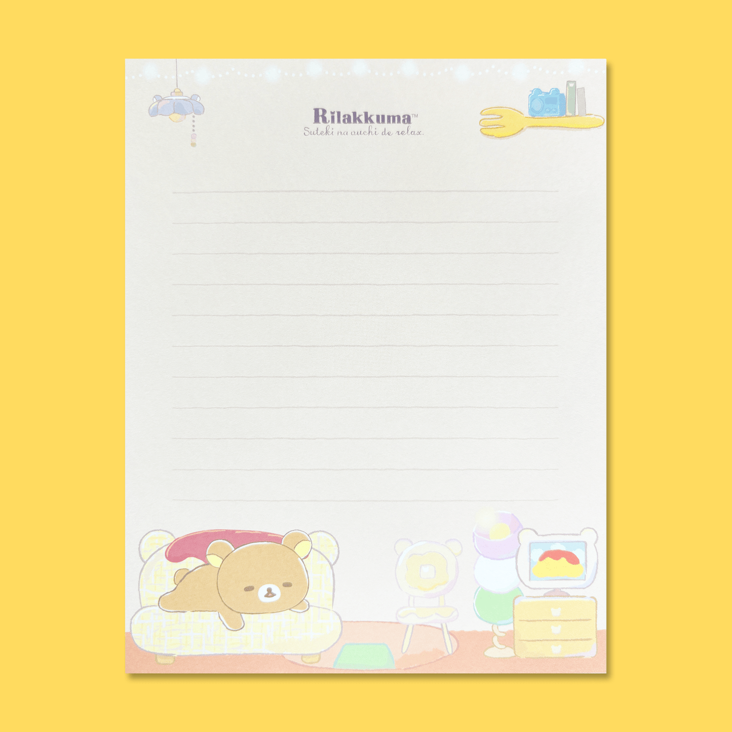 Rilakkuma 'A Wonderful House' Letter Set - Momohana