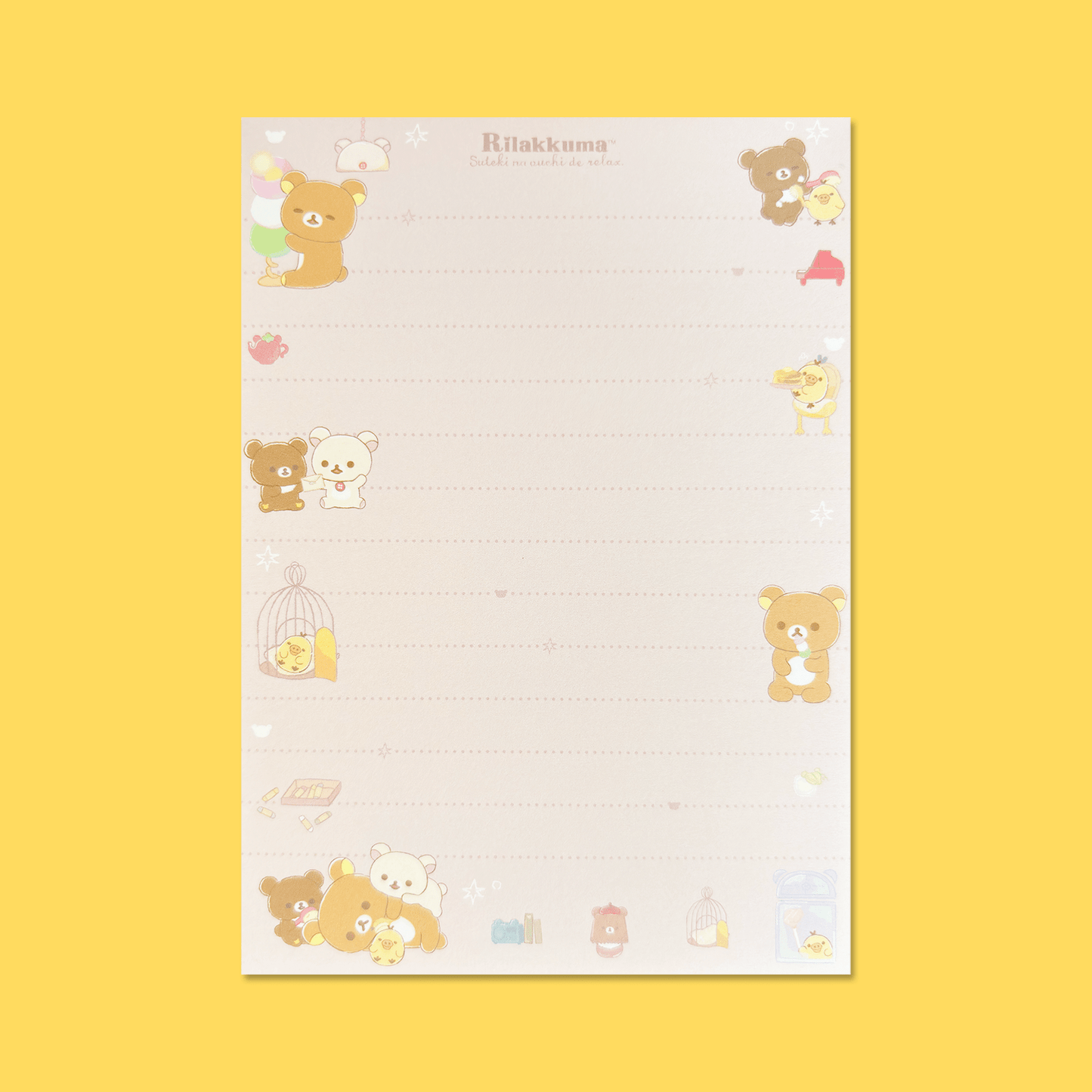 Rilakkuma 'A Wonderful House' Memo Pad - Momohana