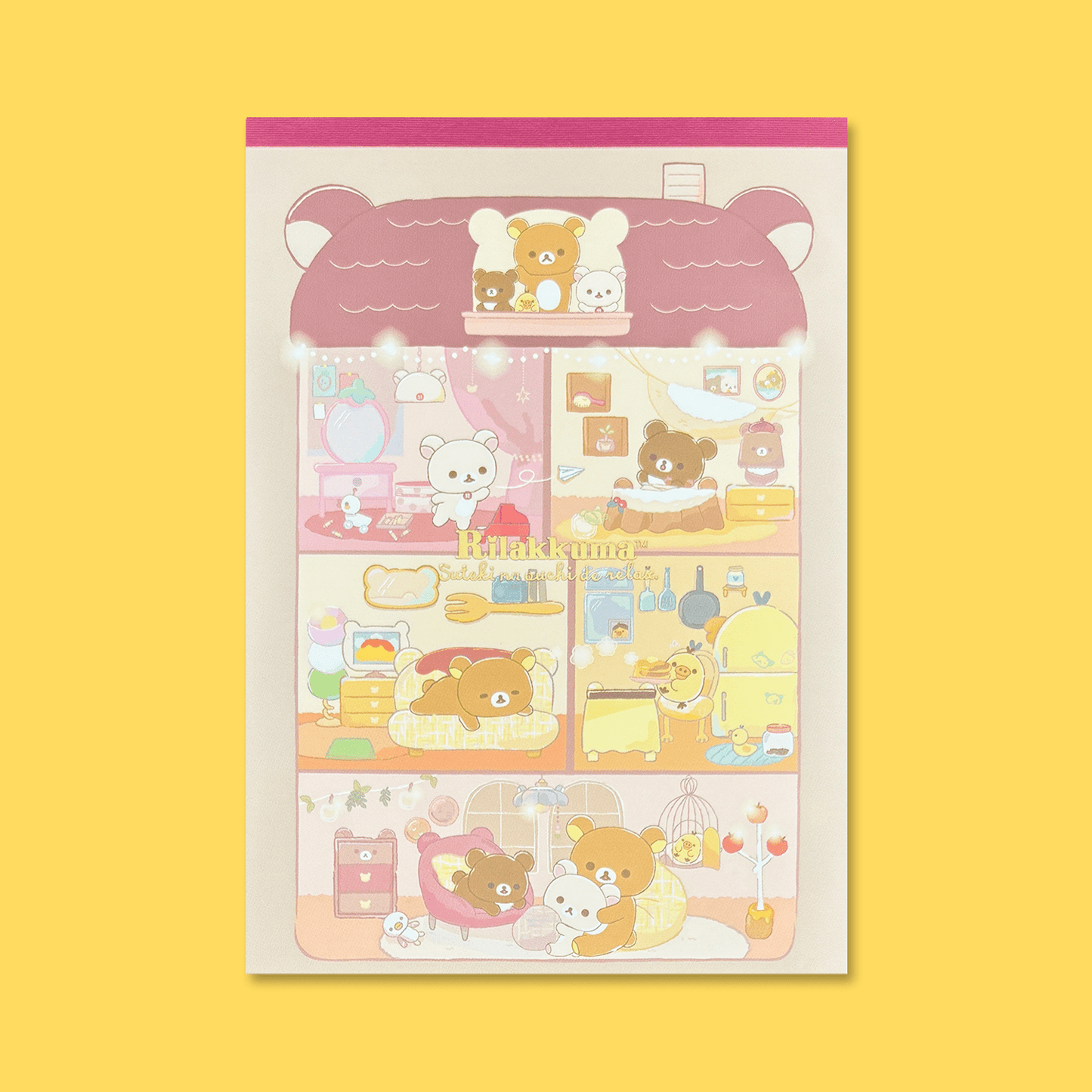 Rilakkuma 'A Wonderful House' Memo Pad - Momohana