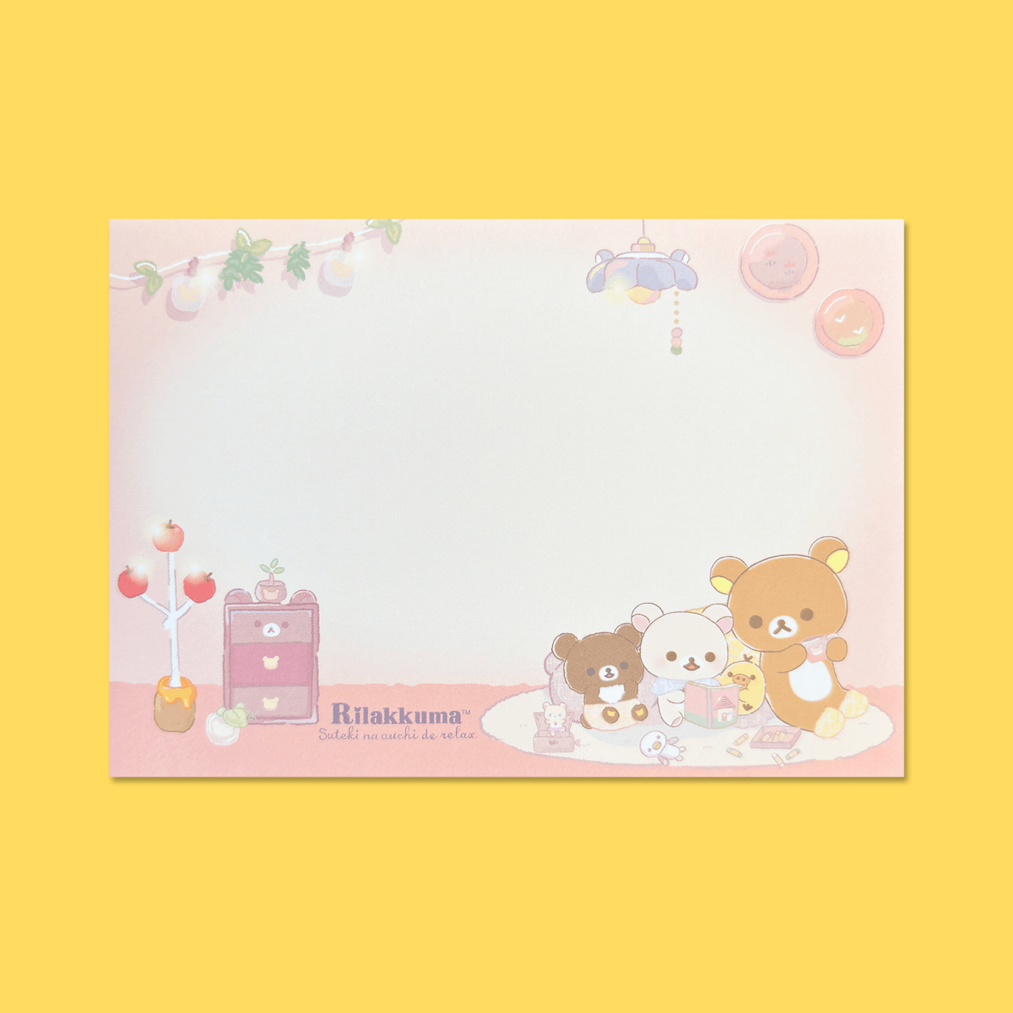 Rilakkuma 'A Wonderful House' Memo Pad - Momohana