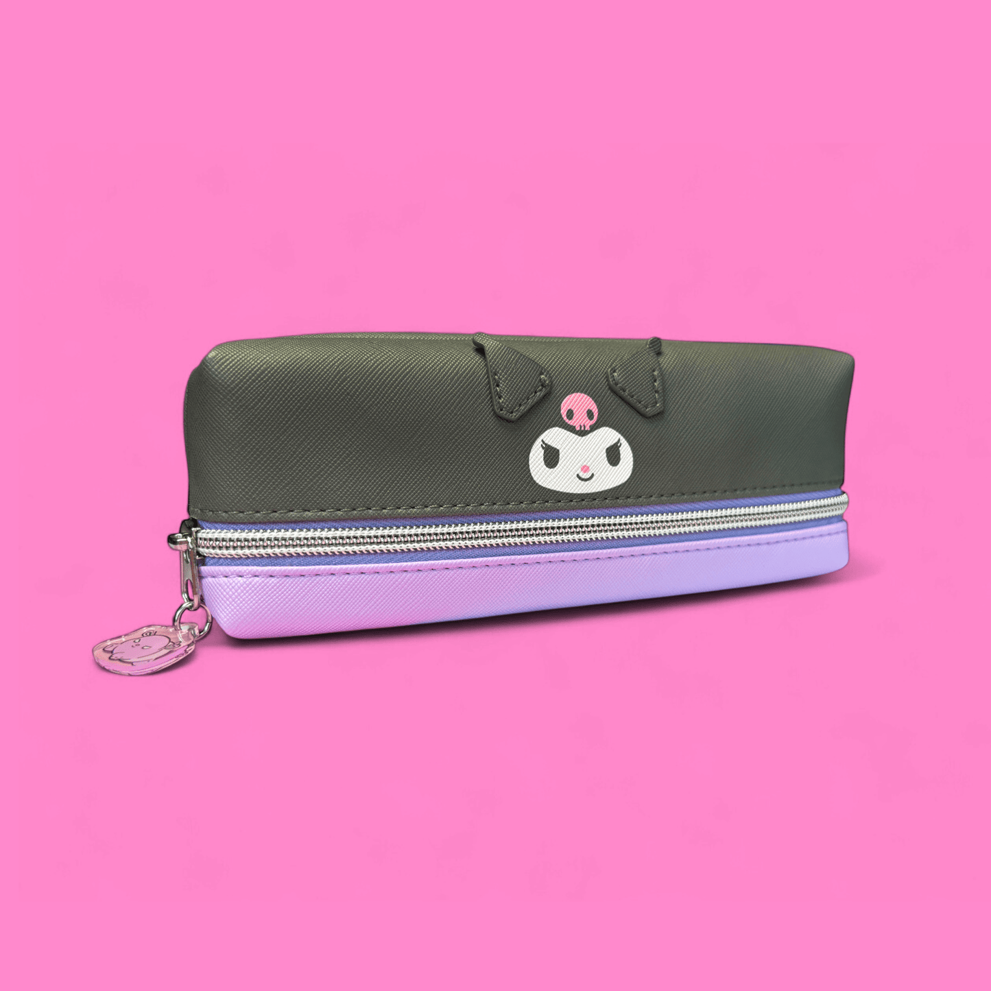 Sanrio 2 Compartment Pencil Case - Kuromi - Momohana