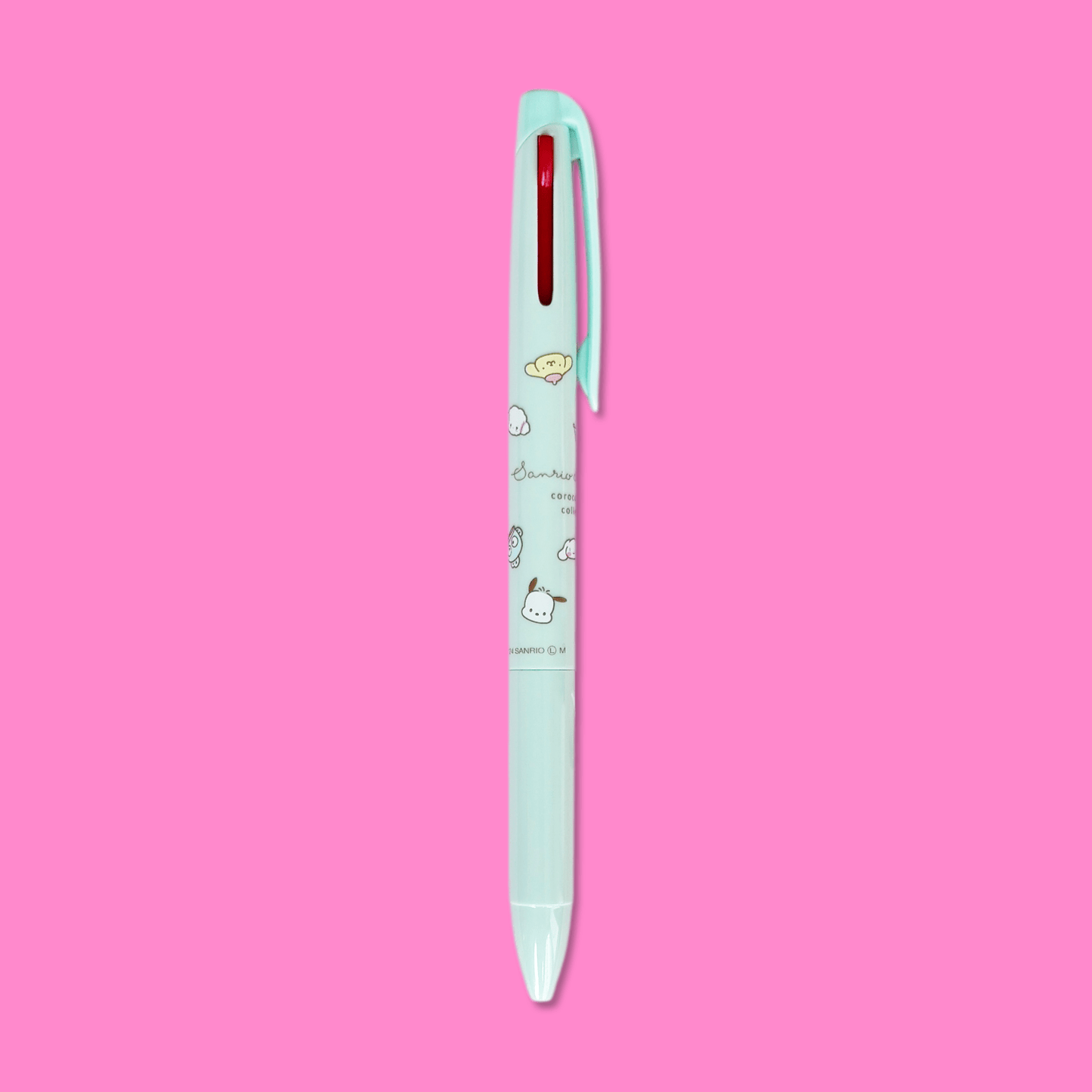 Sanrio Characters Smooth 2 Colour Pen - Mint - Momohana