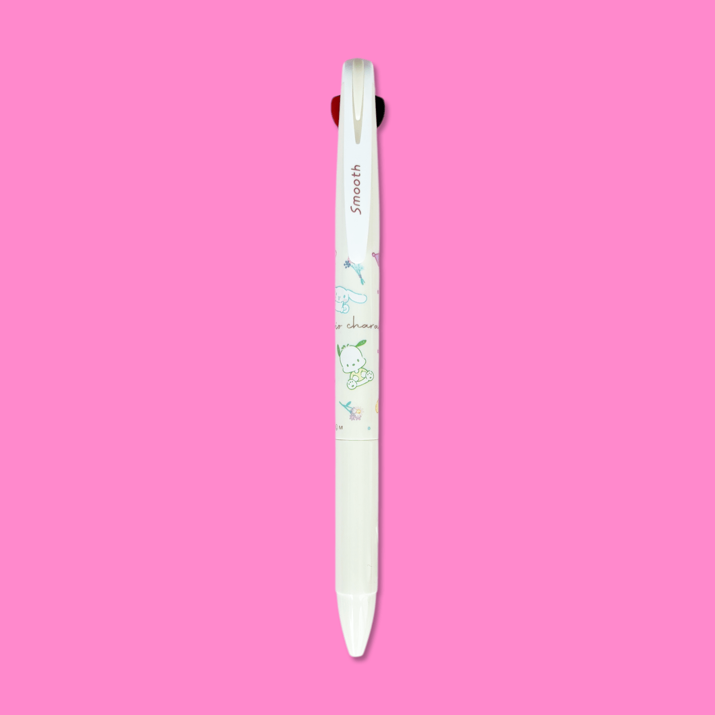 Sanrio Characters Smooth 2 Colour Pen - Pastel Yellow - Momohana