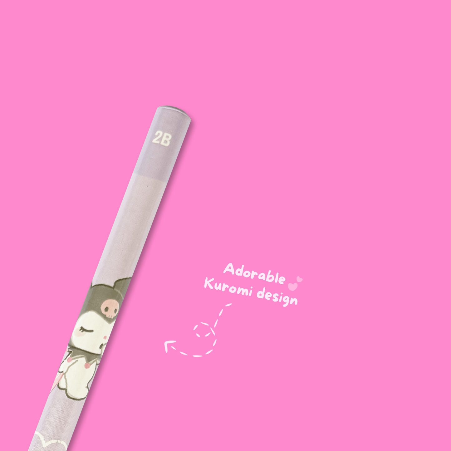 Sanrio Munyatto 2B Pencil - Kuromi - Momohana