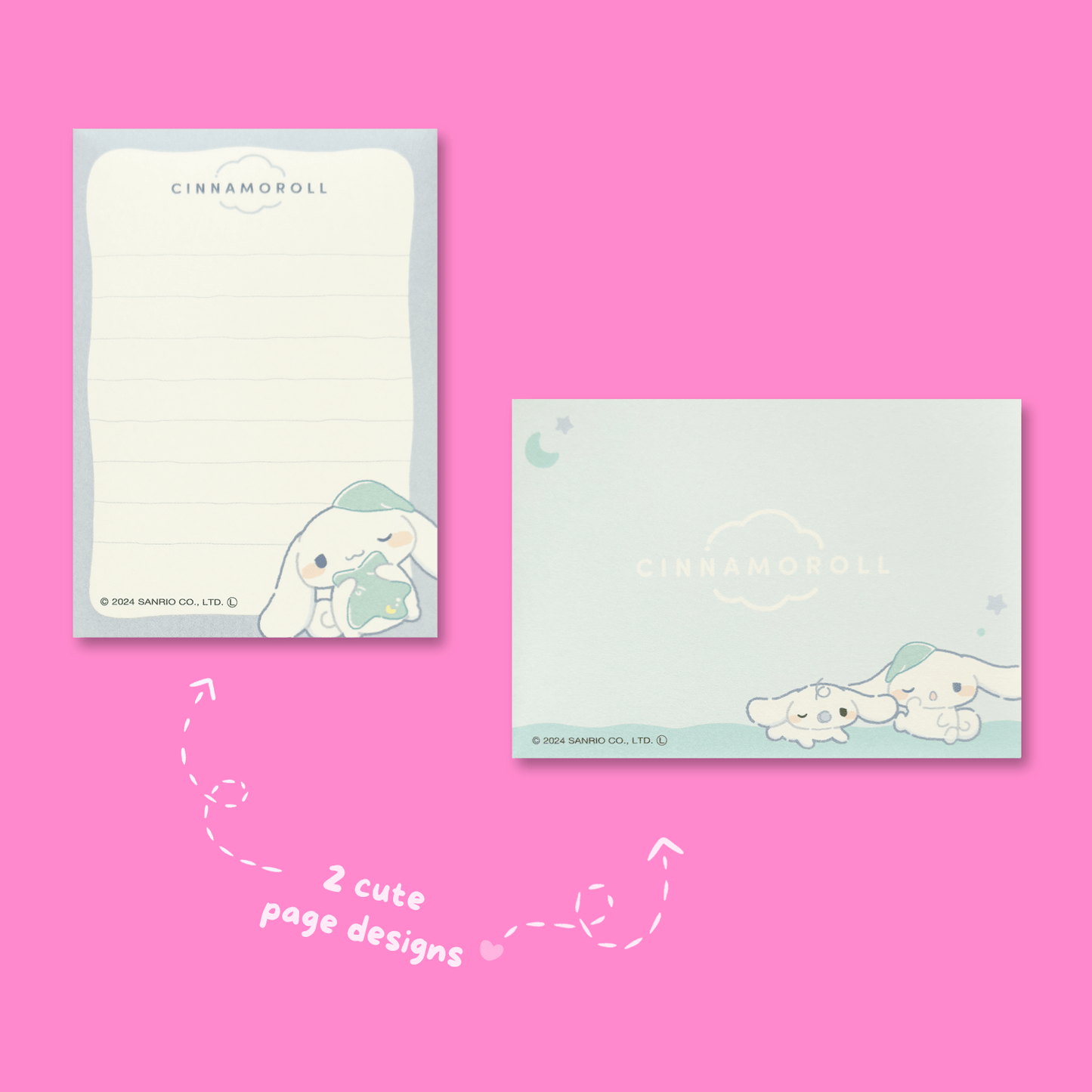 Sanrio Munyatto Mini Memo Pad - Cinnamoroll - Momohana