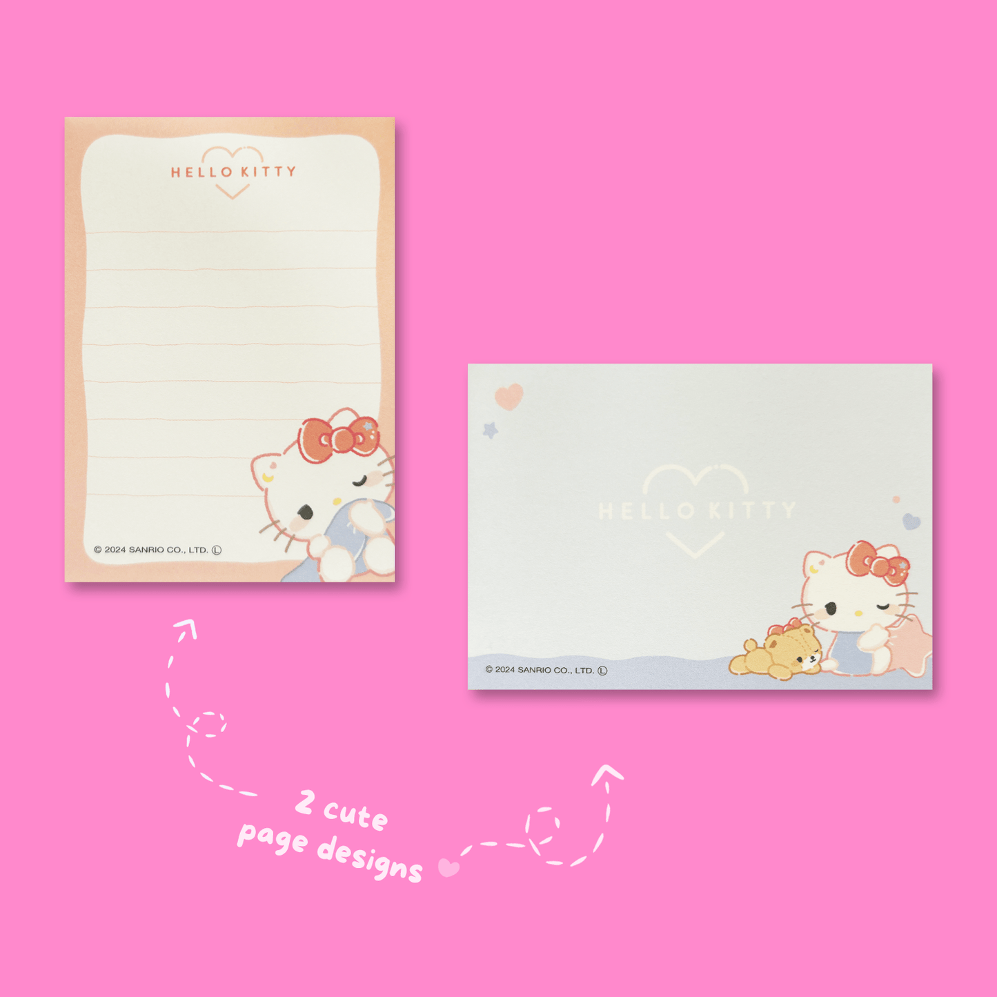 Sanrio Munyatto Mini Memo Pad - Hello Kitty - Momohana