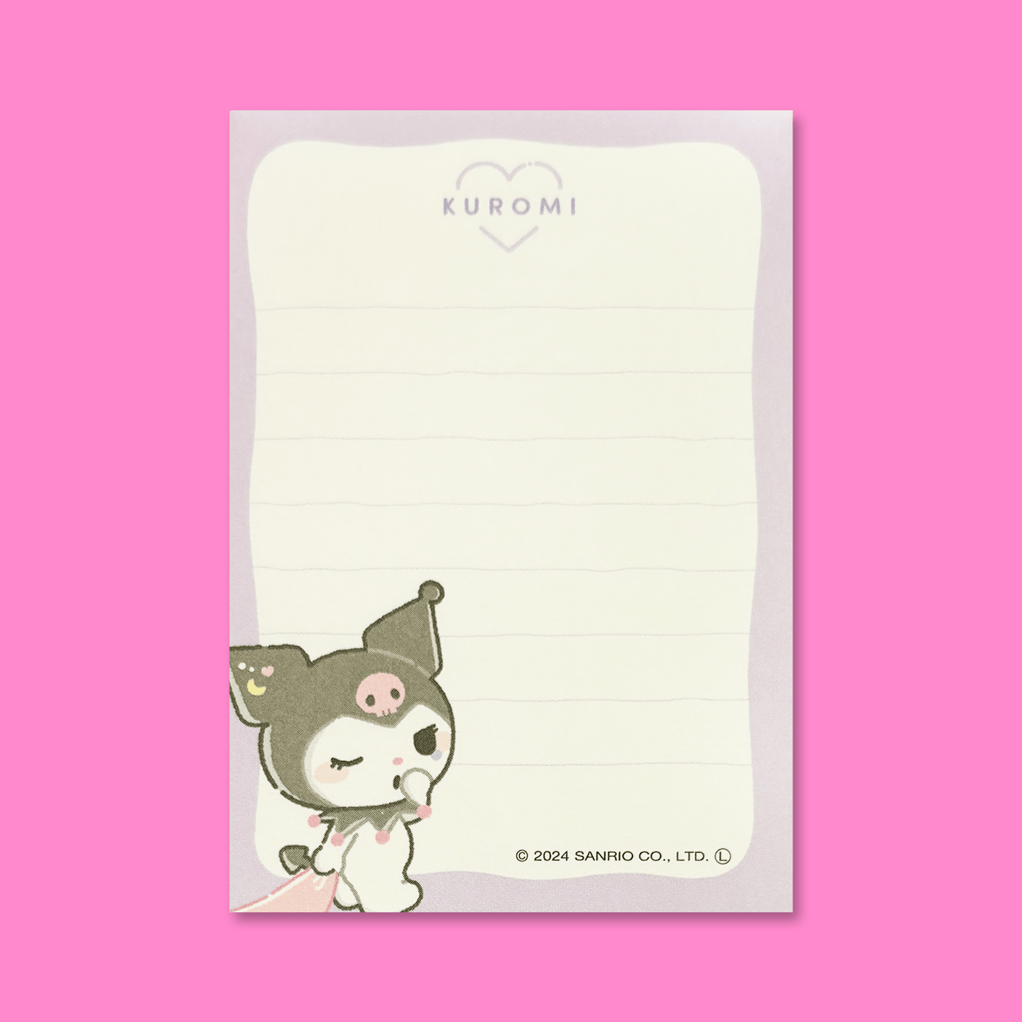 Sanrio Munyatto Mini Memo Pad - Kuromi - Momohana