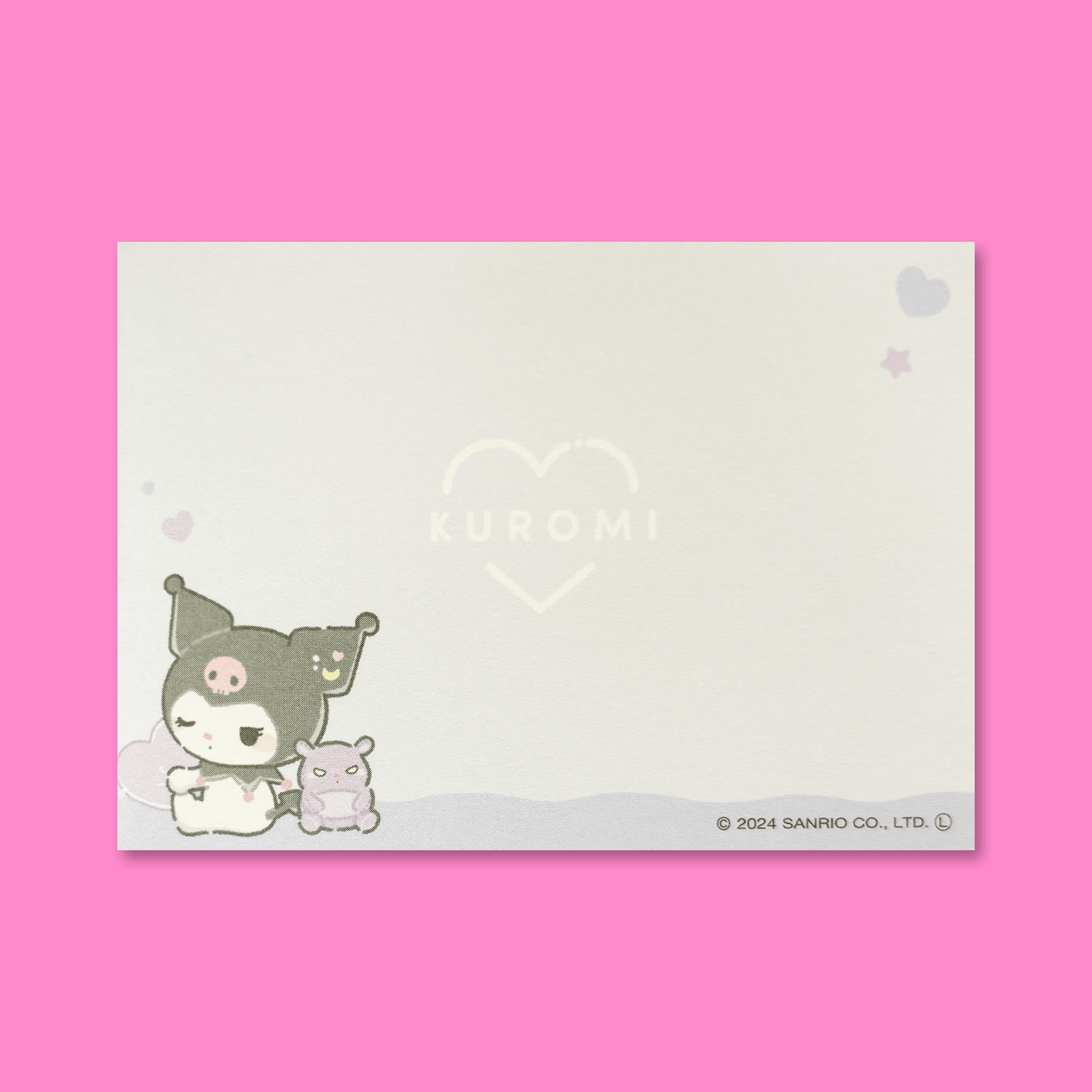 Sanrio Munyatto Mini Memo Pad - Kuromi - Momohana