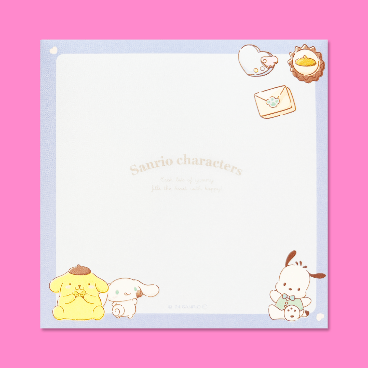 Sanrio Square Chocolate Memo Pad with Stickers - Boys - Momohana