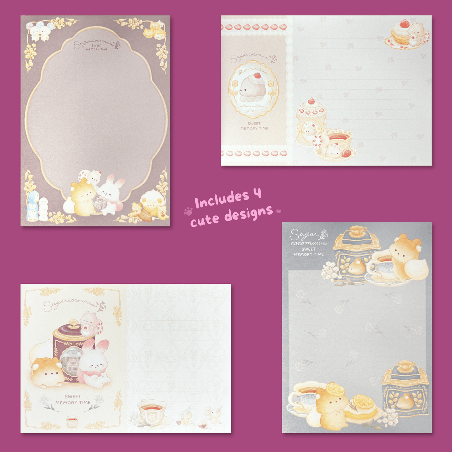 Sugarcocomuu 'Sweet Memory Time' Memo Pad - Momohana