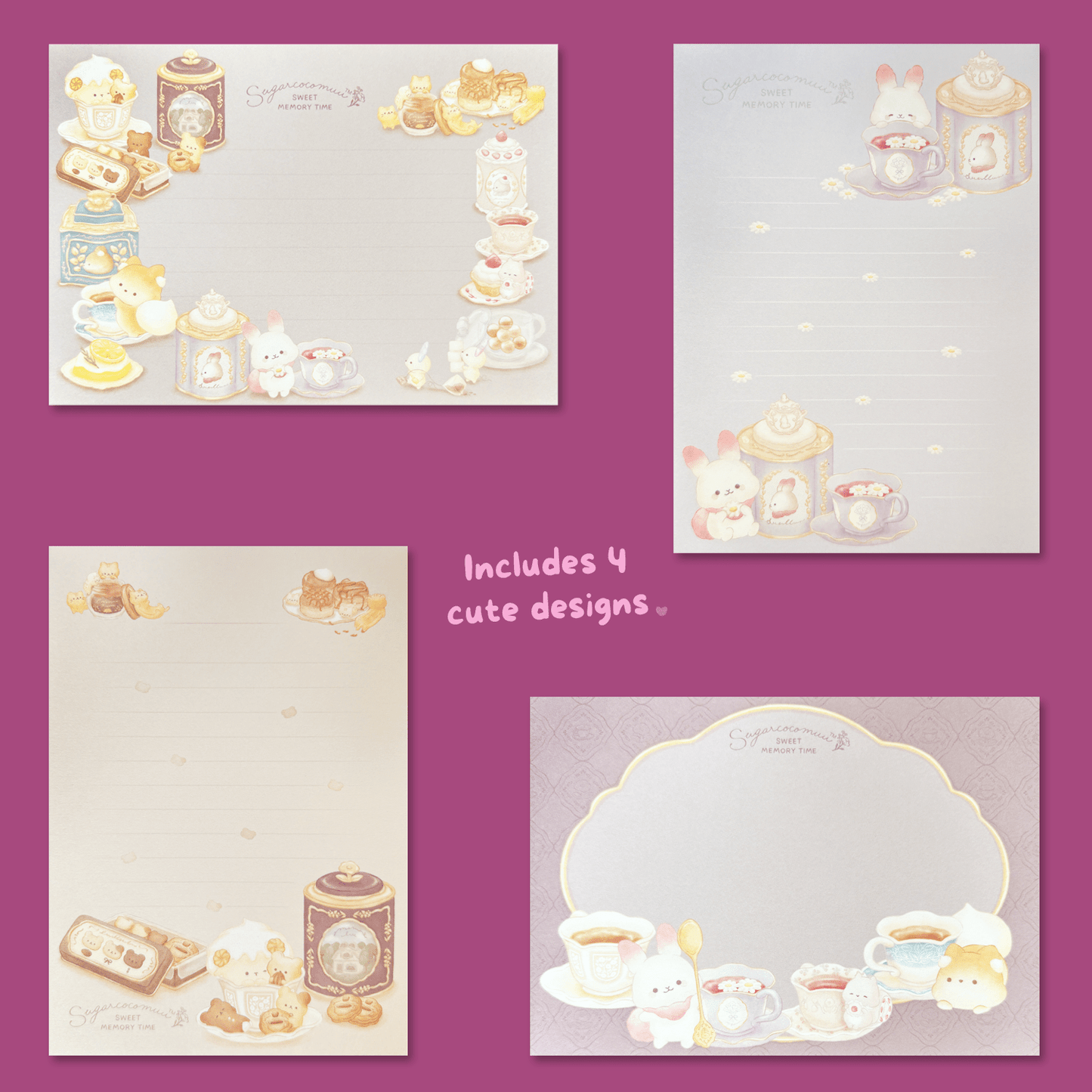 Sugarcocomuu 'Sweet Memory Time' Memo Pad - Momohana