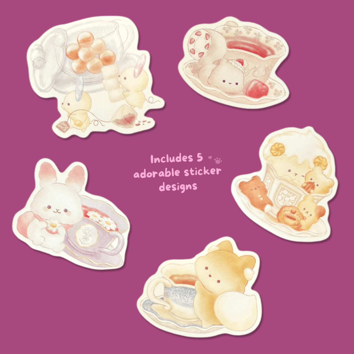 Sugarcocomuu 'Sweet Memory Time' Sticker Pack - Momohana