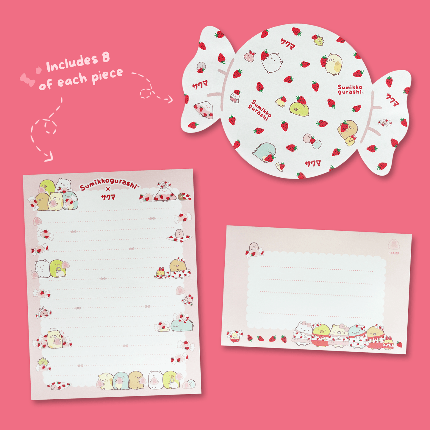 Sumikkogurashi x Sakuma Die Cut Letter Set - Momohana