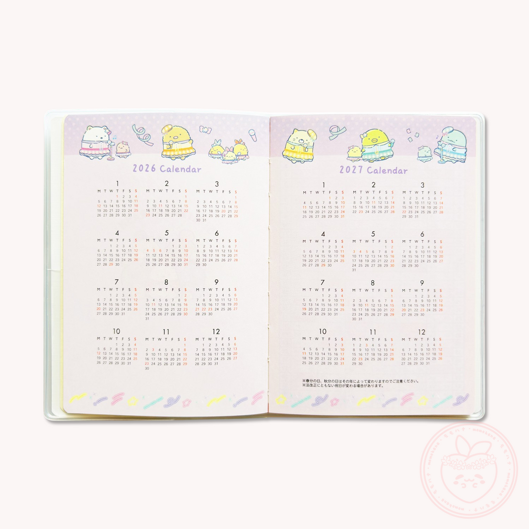 Sumikkogurashi 2026 Schedule Book