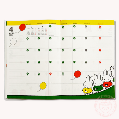 Miffy 2026 Schedule Book