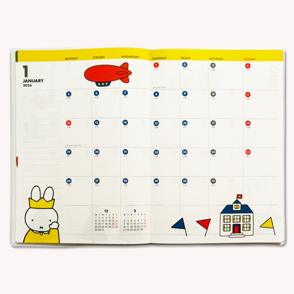 Miffy 2026 Schedule Book
