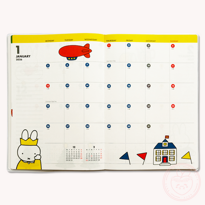 Miffy 2026 Schedule Book