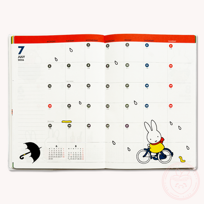 Miffy 2026 Schedule Book