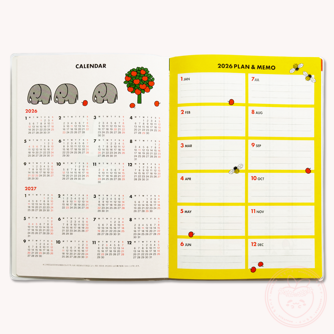 Miffy 2026 Schedule Book