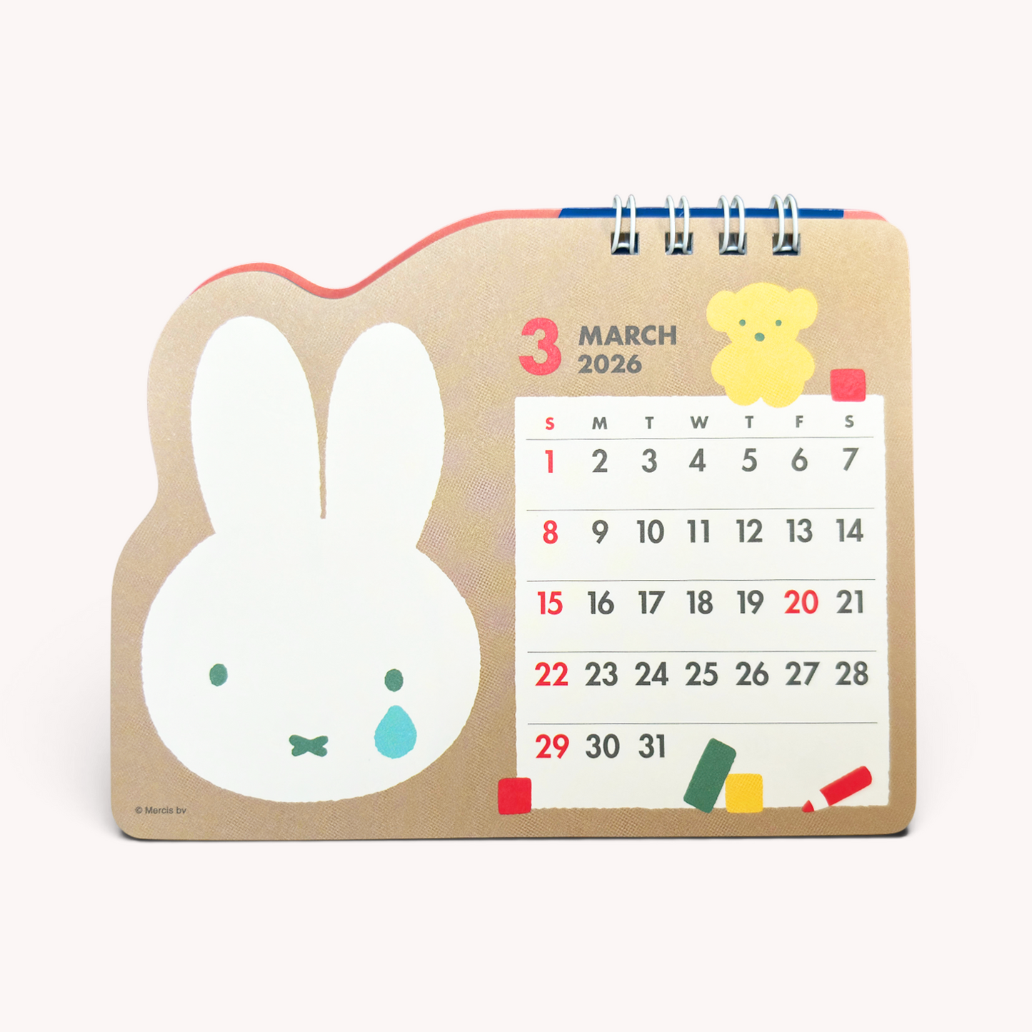 Miffy 2026 Die-cut Desk Calendar