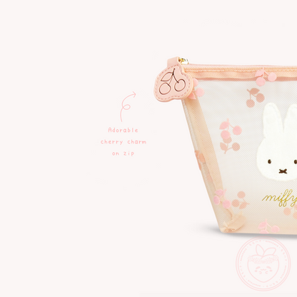 Miffy Cherry Fleur Boat Pouch - Cherry