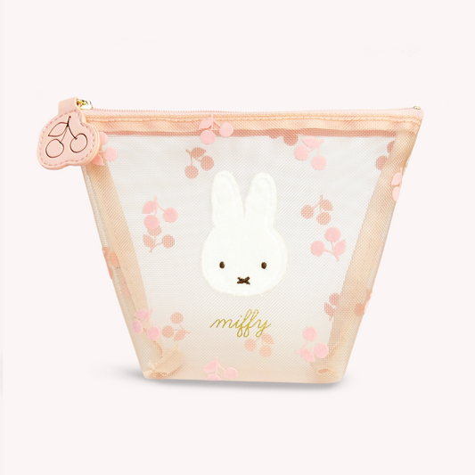 Miffy Cherry Fleur Boat Pouch - Cherry