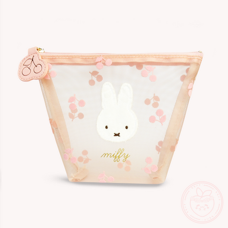 Miffy Cherry Fleur Boat Pouch - Cherry