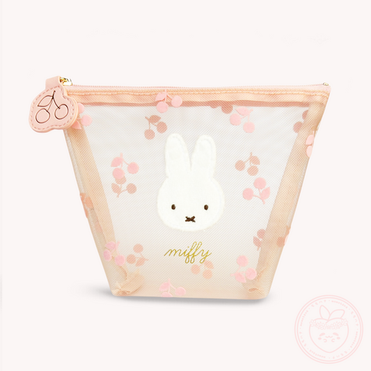 Miffy Cherry Fleur Boat Pouch - Cherry