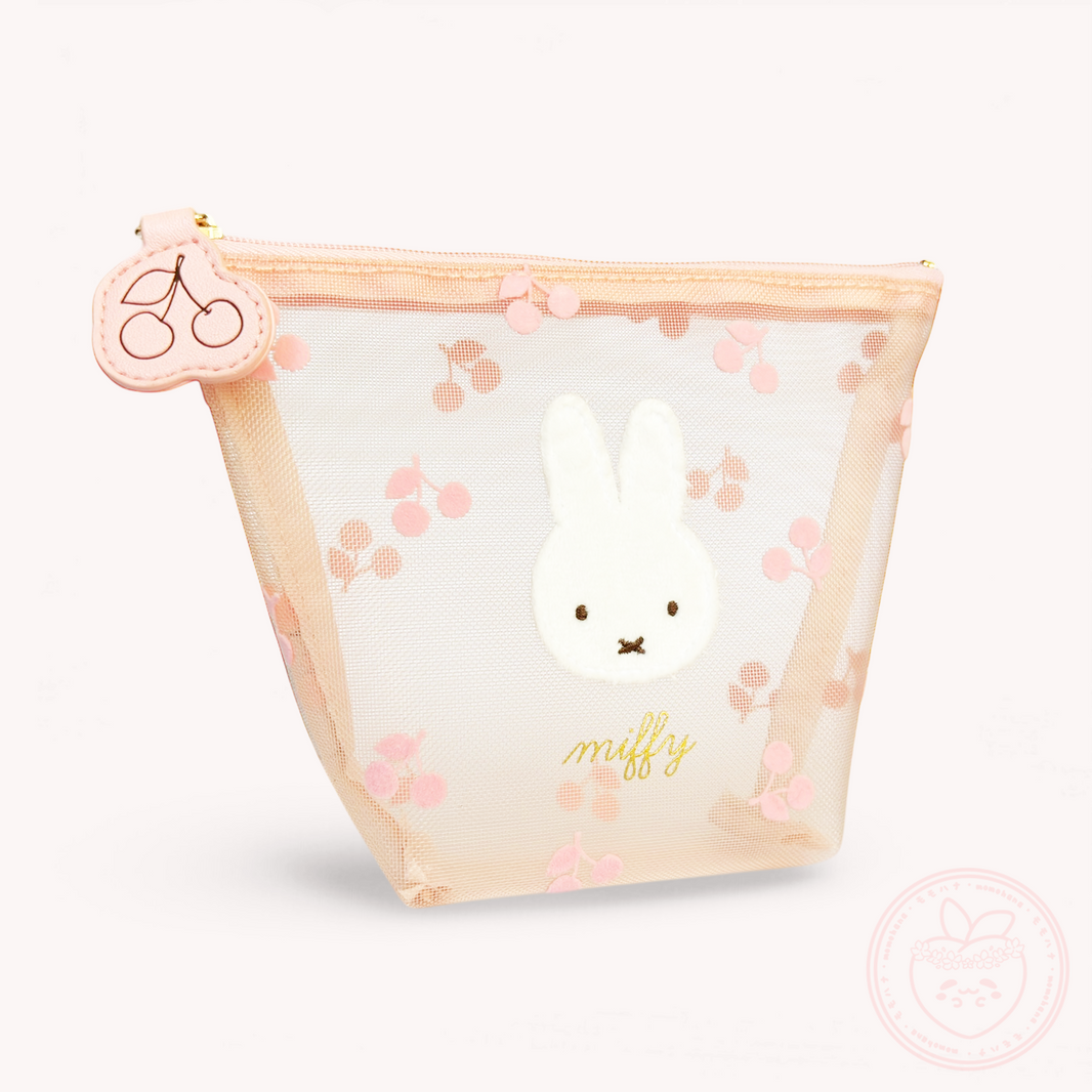 Miffy Cherry Fleur Boat Pouch - Cherry