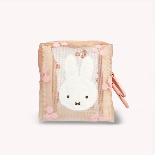 Miffy Cherry Fleur Mini Pouch - Cherry