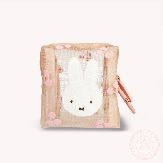 Miffy Cherry Fleur Mini Pouch - Cherry